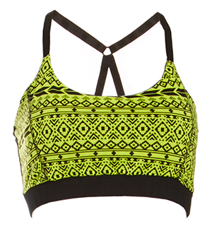 Aztec Print Sports Bra