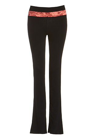Marbled Neon Trim Knit Pants