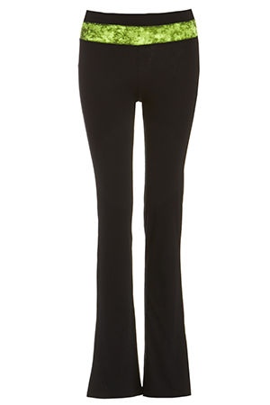 Marbled Neon Trim Knit Pants