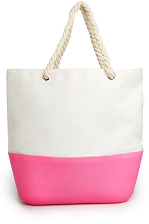 Silicone Bottom Beach Tote