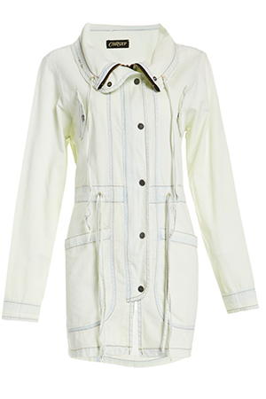 CourtShop Bleached Chambray Anorak Jacket