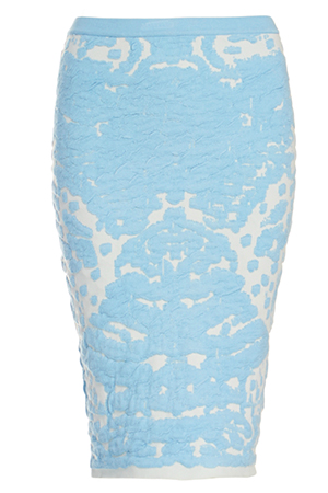 Lucy Paris Mirror Image Knitted Pencil Skirt