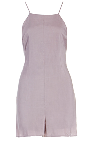 Sleek Low Back Romper