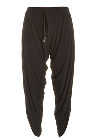 Draped Harem Split Pants