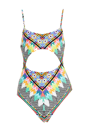 Mara Hoffman Cutout Maillot One Piece