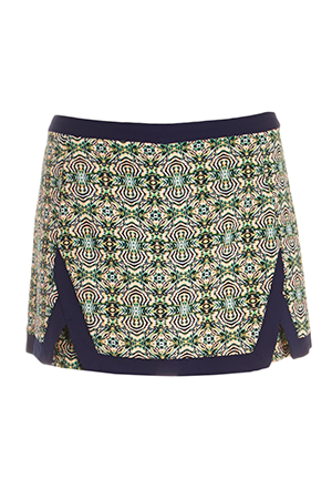 JOA Origami Printed Skort