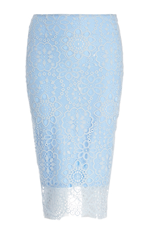 For Love & Lemons Holly Lace Pencil Skirt