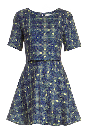 J.O.A. Structured Skater Dress