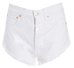 The Laundry Room Croc Cut & Sew Cutoff Shorts