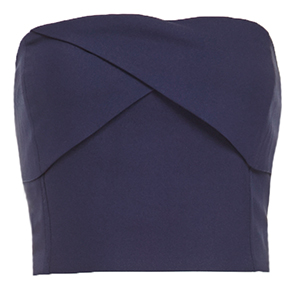 Origami Bustier Crop Top