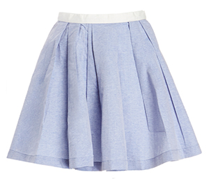 Pleated Mini Skirt