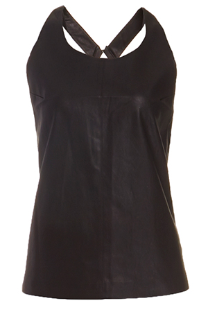 Finders Keepers On And On Vegan Leather Top