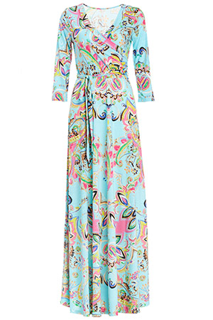 Floral Print Maxi Dress