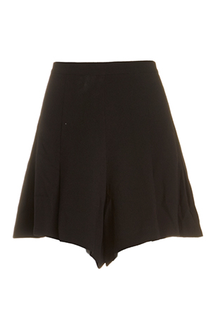 Pleated High Waist Shorts