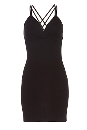X-Back Bodycon Dress