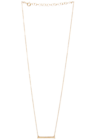 Sage & Stone Crystal Bar Necklace