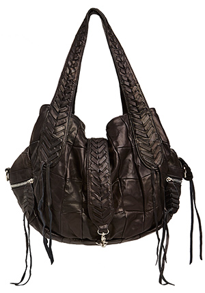 Jesslyn Blake Noah Leather Shoulder Bag