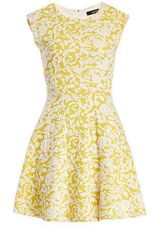 Floral Embroidered A-Line Dress