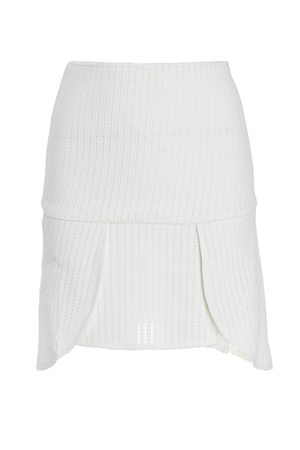Peplum Knit Skirt