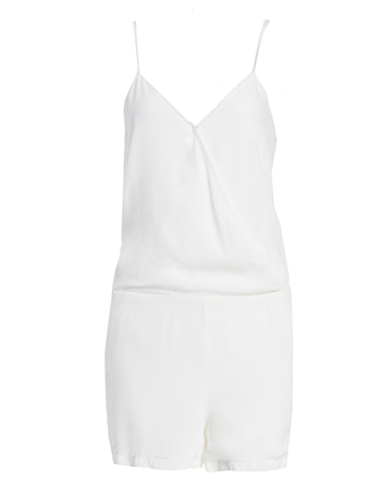 Front Wrap Spaghetti Strap Romper