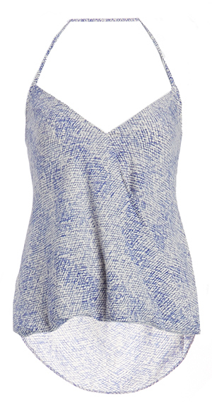 Static Print Halter Top