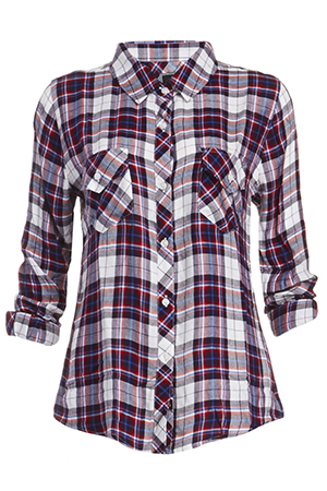 Rails Carmen Plaid Button Down Shirt