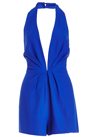 DAILYLOOK Vibrant Halter Top Romper