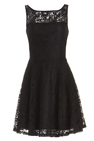BB Dakota Cyrus Crochet Dress in Black | DAILYLOOK