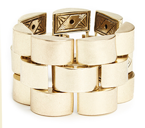 House of Harlow Warrior Tiles Link Bracelet