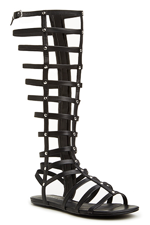 Madden Girl Amily Gladiator Sandals in Black | DAILYLOOK