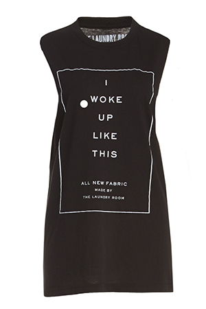 The Laundry Room I Woke Up Like This Muscle Tee