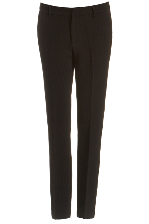 Lucy Paris Textured Trouser in Black | DAILYLOOK