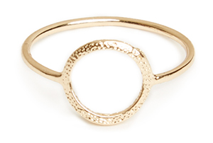 DAILYLOOK Geometric Circle Ring