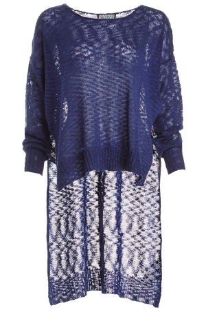 Lucca Couture Hi-Low Lightweight Long Sleeve Top