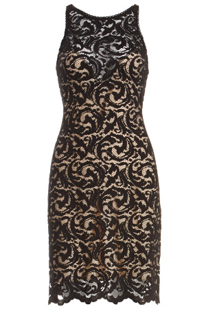 Ann Ferriday Lace Back Strap Dress