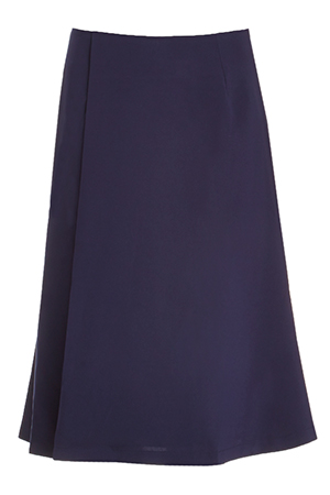 Midi Skirt in Navy | DAILYLOOK