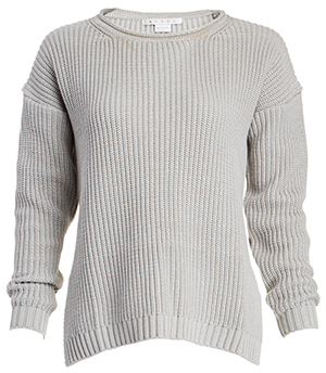 Achro Step-Cropped Back Sweater