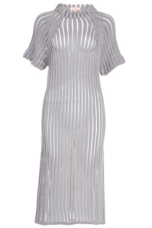 Sheer Knit Caged Dress