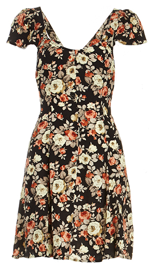 Floral Fit and Flare Dress