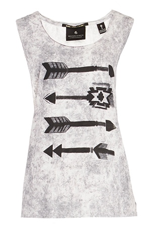 Maison Scotch 2-in-1 Festival Tank Top