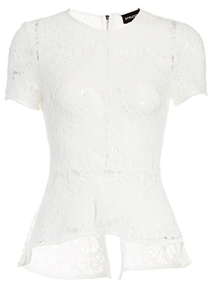 STYLESTALKER Carmen Lace Top