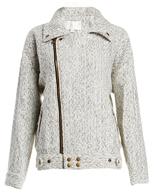J.O.A. Herringbone Biker Jacket