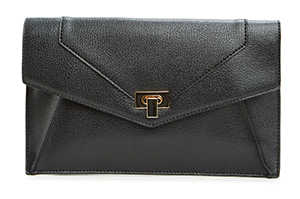 Du Bois Structured Vegan Leather Envelope Clutch