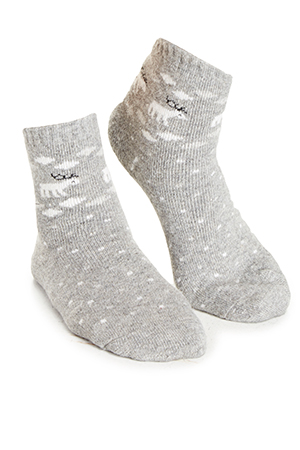 Moose Print Socks