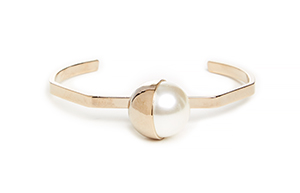 J.O.A. Half Moon Cuff Bracelet