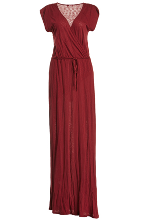 LAmade Cotton Modal Maxi Wrap Dress