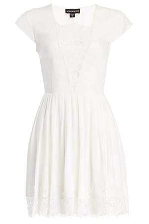 STYLESTALKER Mayfair Lace Panel Dress