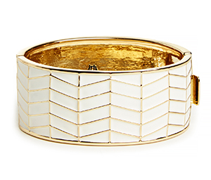 House of Harlow 1960 Enameled River Cuff Bracelet