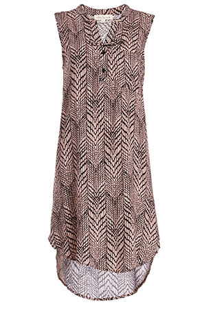 Olive & Oak Arrow Print Midi Dress