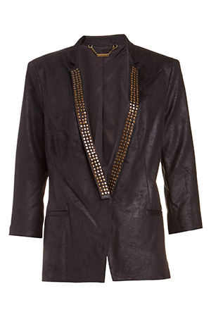 CAPULET Studded Lapel Blazer